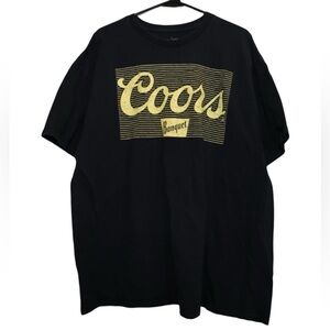 Coors Banquet Graphic Black T-shirt XXL Officially Licensed